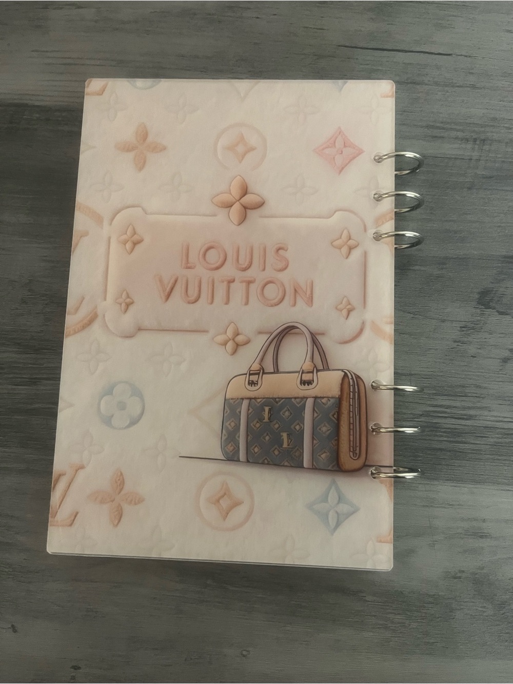 Brown Monogram Notebook - Picture 4 of 7